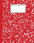 Marble Composition Notebook College Ruled: Red Marble Notebooks, School Supplies, Notebooks for School - Paperback