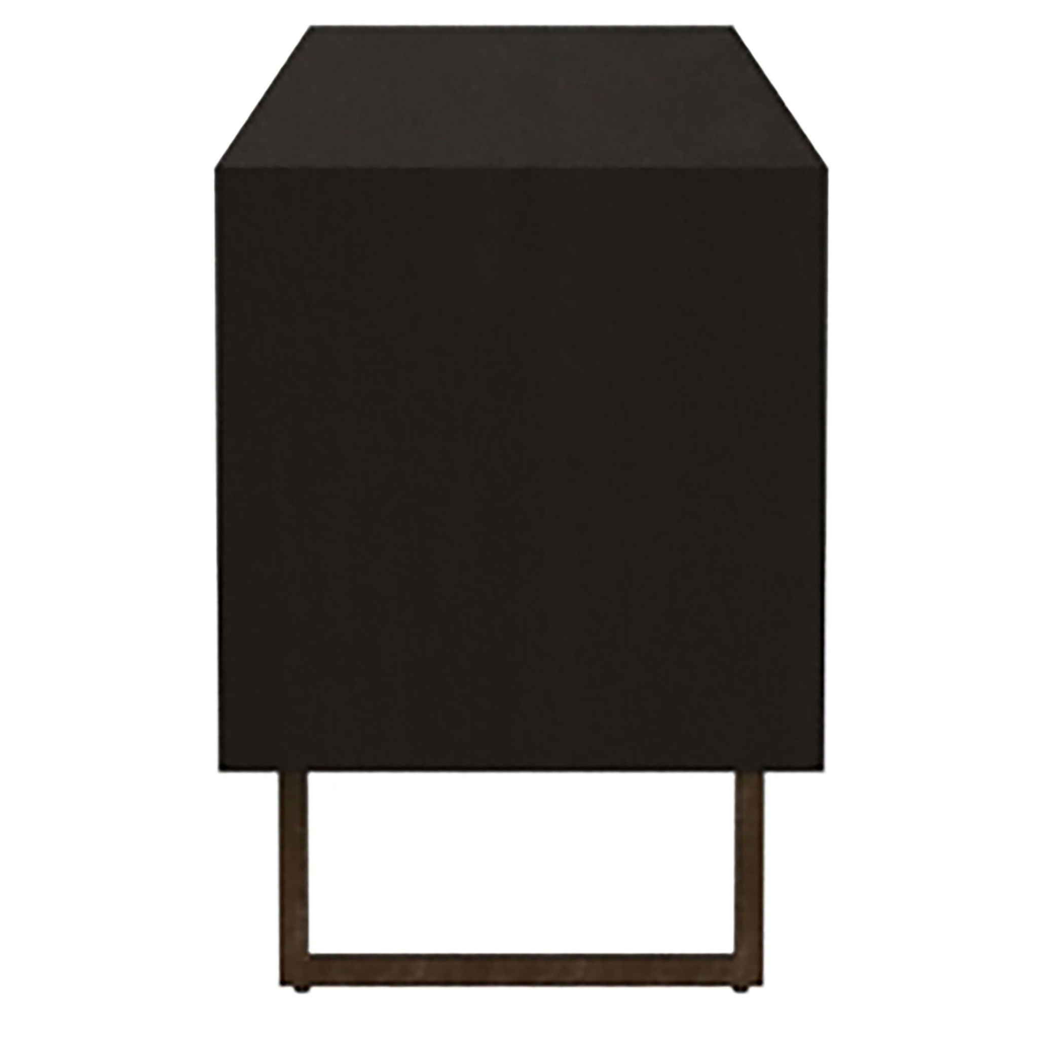 Marsden 2-door Mango Wood 70-inch TV Stand Charcoal Black