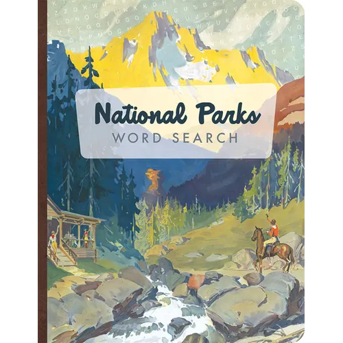 National Parks Word Search - Spiral