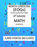 3rd Grade NORTH CAROLINA EOGs, 2019 MATH, Test Prep: 3rd Grade NORTH CAROLINA END OF GRADE 2019 MATH Test Prep/Study Guide - Paperback