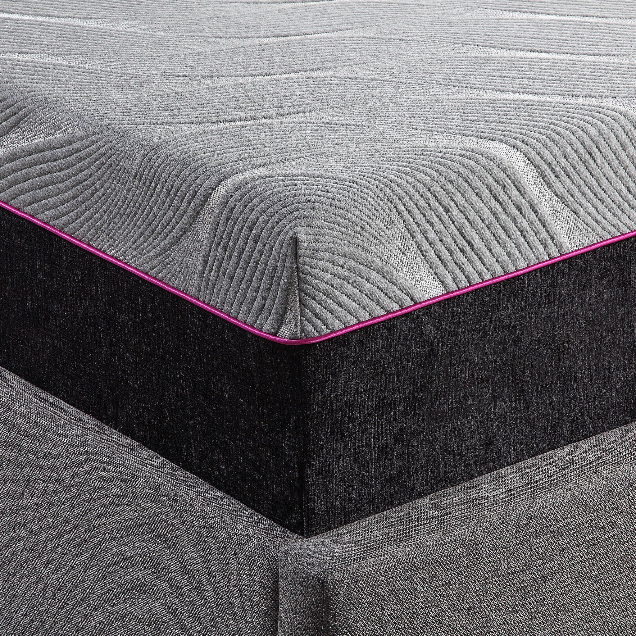 Renew - 11" Flex Head Cooling Gelcare Memory Foam Mattress - Gray - King