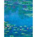 Claude Monet Daily Planner 2024: Water Lilies Painting Artistic French Impressionism Art Flower Organizer - Paperback