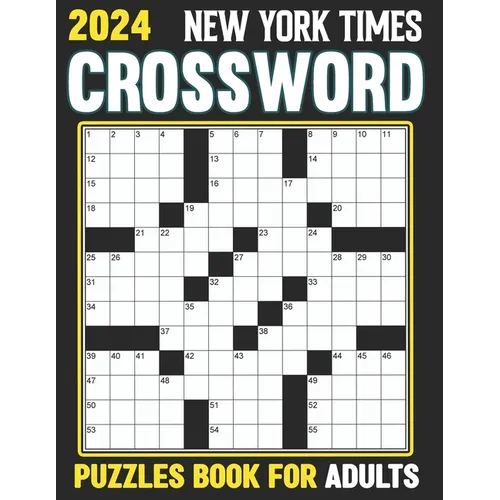 2024 New York times Crossword Puzzles Book For Adults: Solve Puzzles Featuring Historical Figures, Events, Celebrities And More - Paperback
