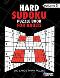 Hard Sudoku Puzzle Book For Adults: 200 Large Print Puzzles with Answer (Volume 2) - Paperback