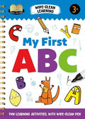 Help with Homework My First ABC: Fun Learning Activities with Wipe-Clean Pen - Spiral