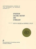 Apachean Culture History and Ethnology - Paperback