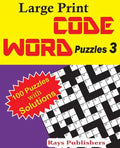 Large Print Code Word Puzzles 3 - Paperback