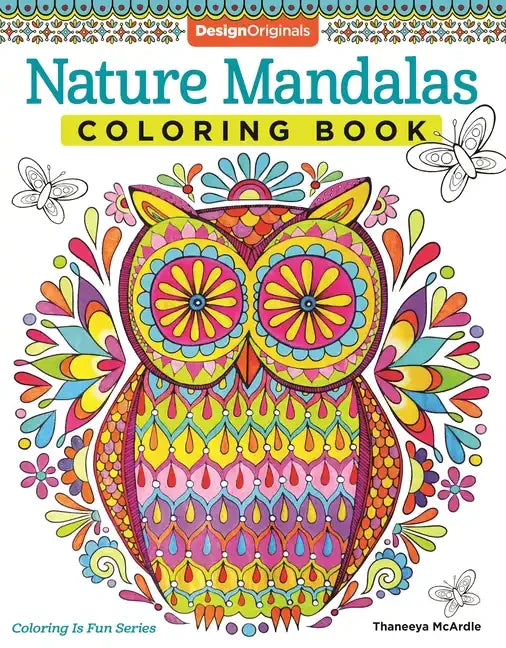 Nature Mandalas Coloring Book - Paperback