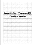 Spencerian Penmanship Practice Sheets: Cursive Style Handwriting Worksheets for Kids and Adults - Paperback