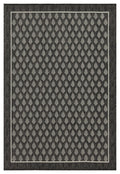 Sunshine - 5'3" X 7'3" Indoor, Outdoor Polypropylene Area Rug - Anthracite