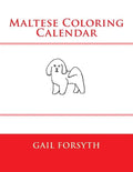 Maltese Coloring Calendar - Paperback