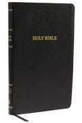 KJV, Thinline Reference Bible, Bonded Leather, Black, Red Letter Edition - Bonded Leather