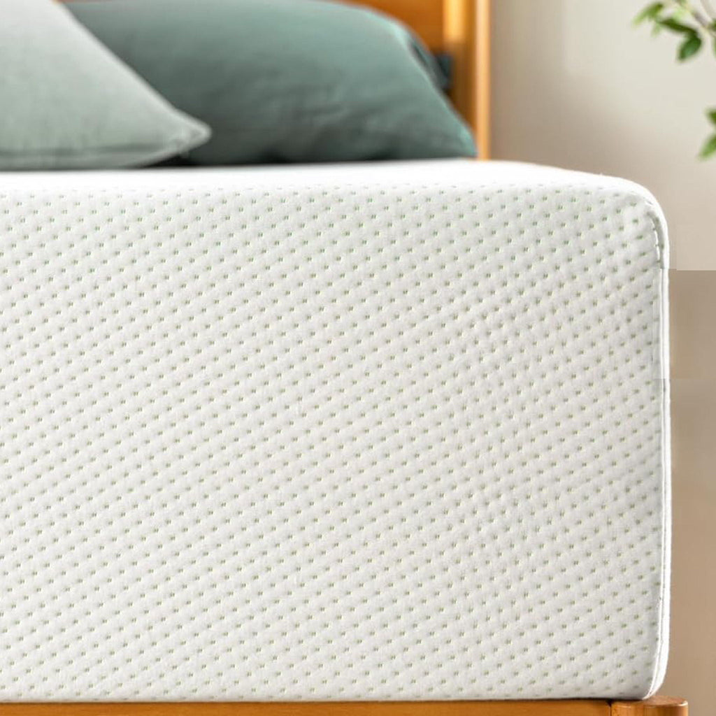 10" Tea Memory Foam Mattress In Box, Fiberglass Free