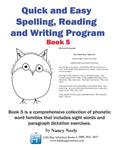 Quick and Easy Spelling, Reading and Writing Program Book 5 - Paperback