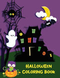 Halloween Coloring Book: Witches, Ghost, Bats and more for Ages 4-8 - Paperback