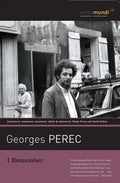 I Remember - Paperback