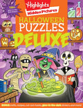 Halloween Puzzles Deluxe: Halloween Activity Book for Kids, 135 Glow-In-The-Dark Stickers, 96-Pages of Mazes, Puzzles with Halloween Crafts & Recipes - Paperback