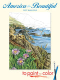 America the Beautiful to Paint or Color - Paperback