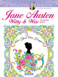 Creative Haven Jane Austen Witty & Wise Coloring Book - Paperback