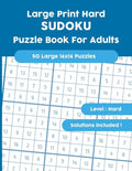 Large Print Hard SUDOKU Puzzle Book For Adults: 50 Large 16x16 Puzzles with Solutions! - Paperback