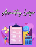 Accounting Ledger Book: Simple Accounting Ledger for Bookkeeping - Big Size - 120 Pages - Paperback