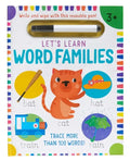 Let's Learn: Word Families (Write and Wipe): (Early Reading Skills, Letter Writing Workbook, Pen Control) - Paperback