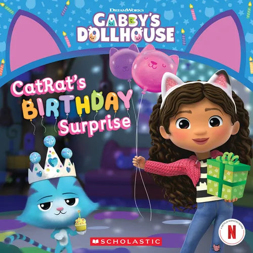 Catrat's Birthday Surprise (Gabby's Dollhouse 8x8 #10) - Paperback