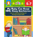 My Baby Can Read 100+ Easy Sentences Improve Spelling Reading And Writing Prompts Skills English Portuguese: 1st basic vocabulary with complete Dolch - Paperback