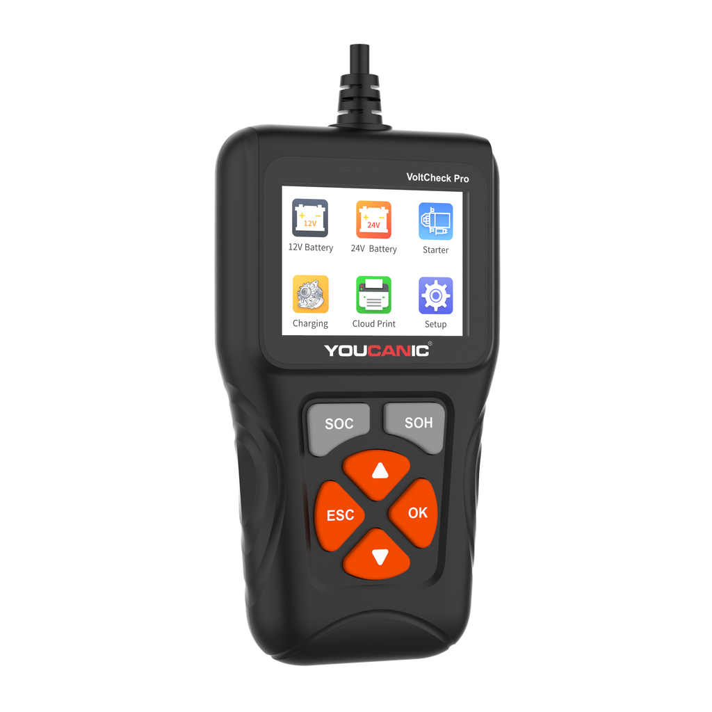 Voltcheck Pro | Digital Battery & Charging System Tester Analyzer | UCAN-VOLT-II