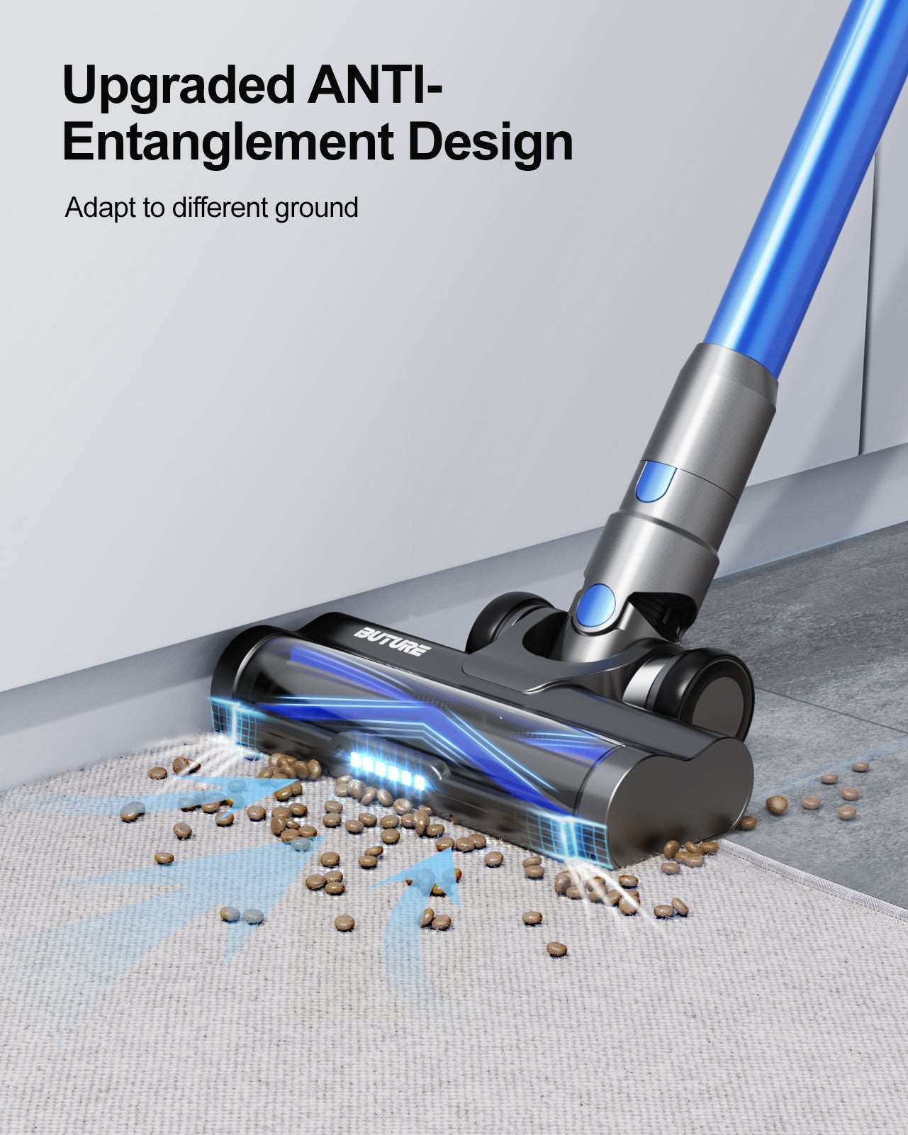Buture VC50 Blue Cordless Vacuum Cleaner