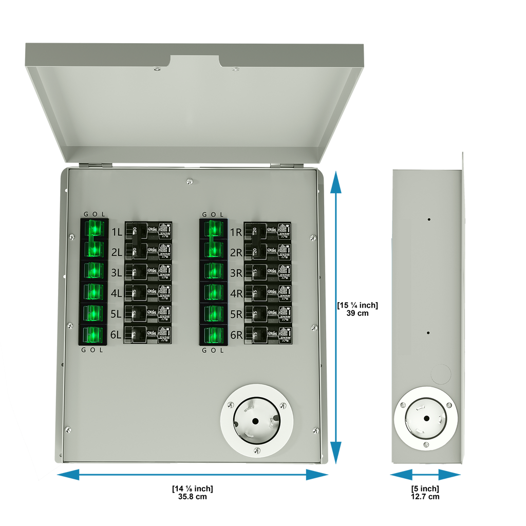 Powerhouse V2 Solar Generator and Transfer Switch