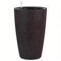 Tall Planters Set With Water Level Monitor And Auto Watering