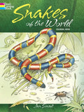 Snakes of the World Coloring Book - Paperback