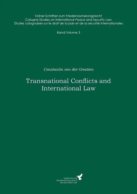 Transnational Conflicts and International Law - Paperback