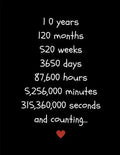 10 Years: Counting the Time I've Loved You - Paperback