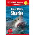 DK Super Readers Level 2 Great White Sharks - Hardcover