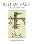 Best of Bach for Trumpet Duet - Paperback