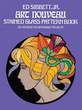 Art Nouveau Stained Glass Pattern Book - Paperback