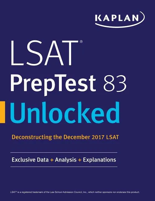 LSAT PrepTest 83 Unlocked: Exclusive Data + Analysis + Explanations - Paperback