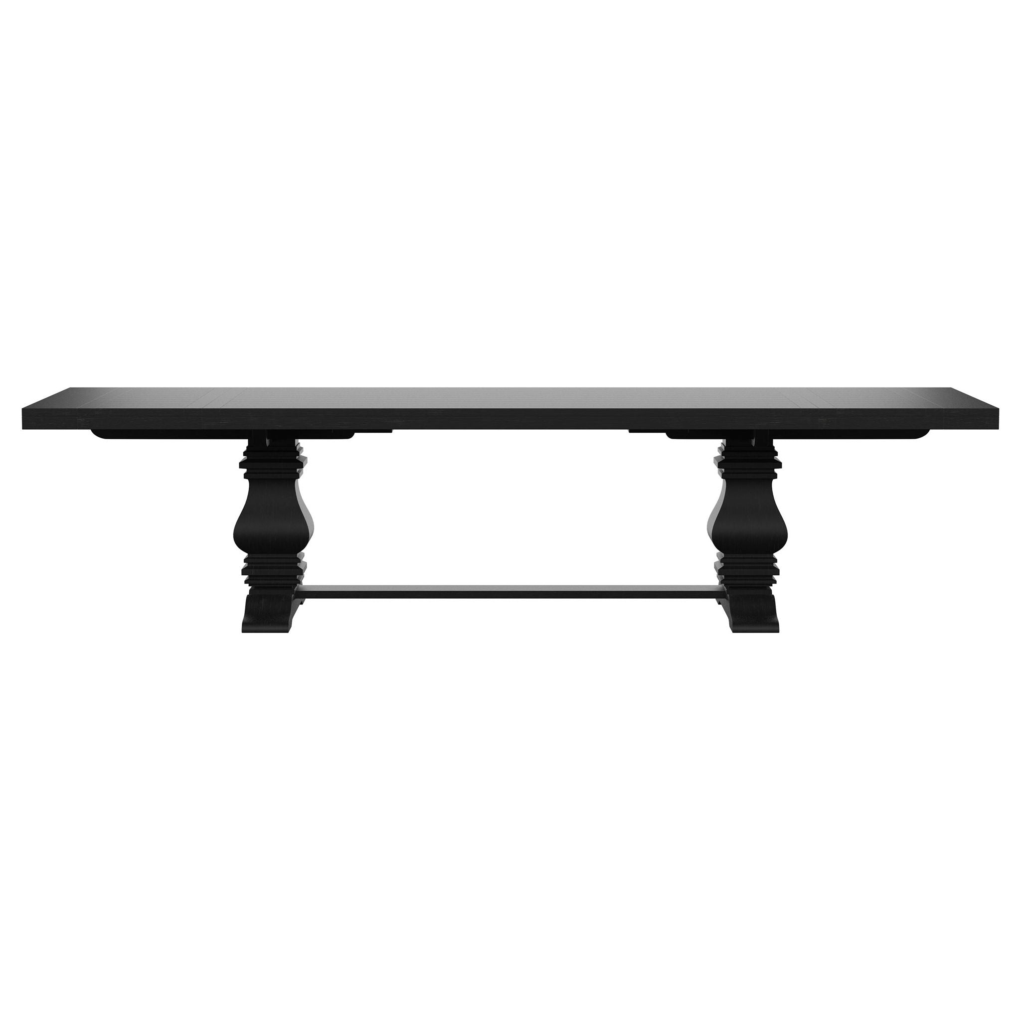 Florence 7-piece 126-inch Extension Dining Table Set Grey