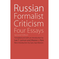Russian Formalist Criticism: Four Essays, Second Edition - Paperback