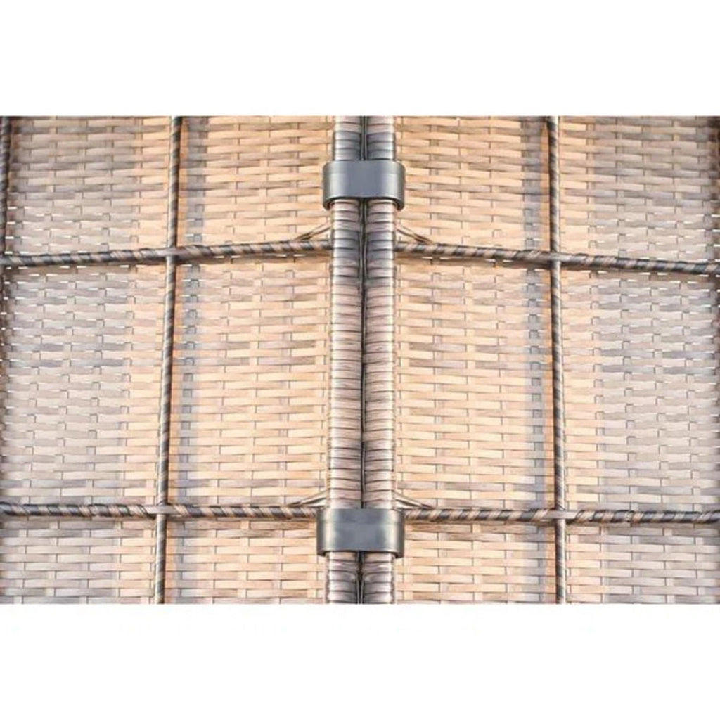 Comfortable Modern Patio Rattan Sectional Set With Cushions