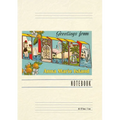 Vintage Lined Notebook Greetings from Anna Maria Island - Paperback