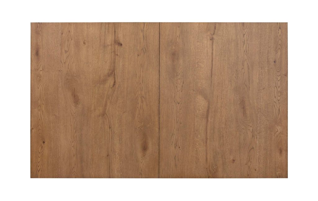 Marcel - Extendable Trestle Dining Table - Harvest Brown