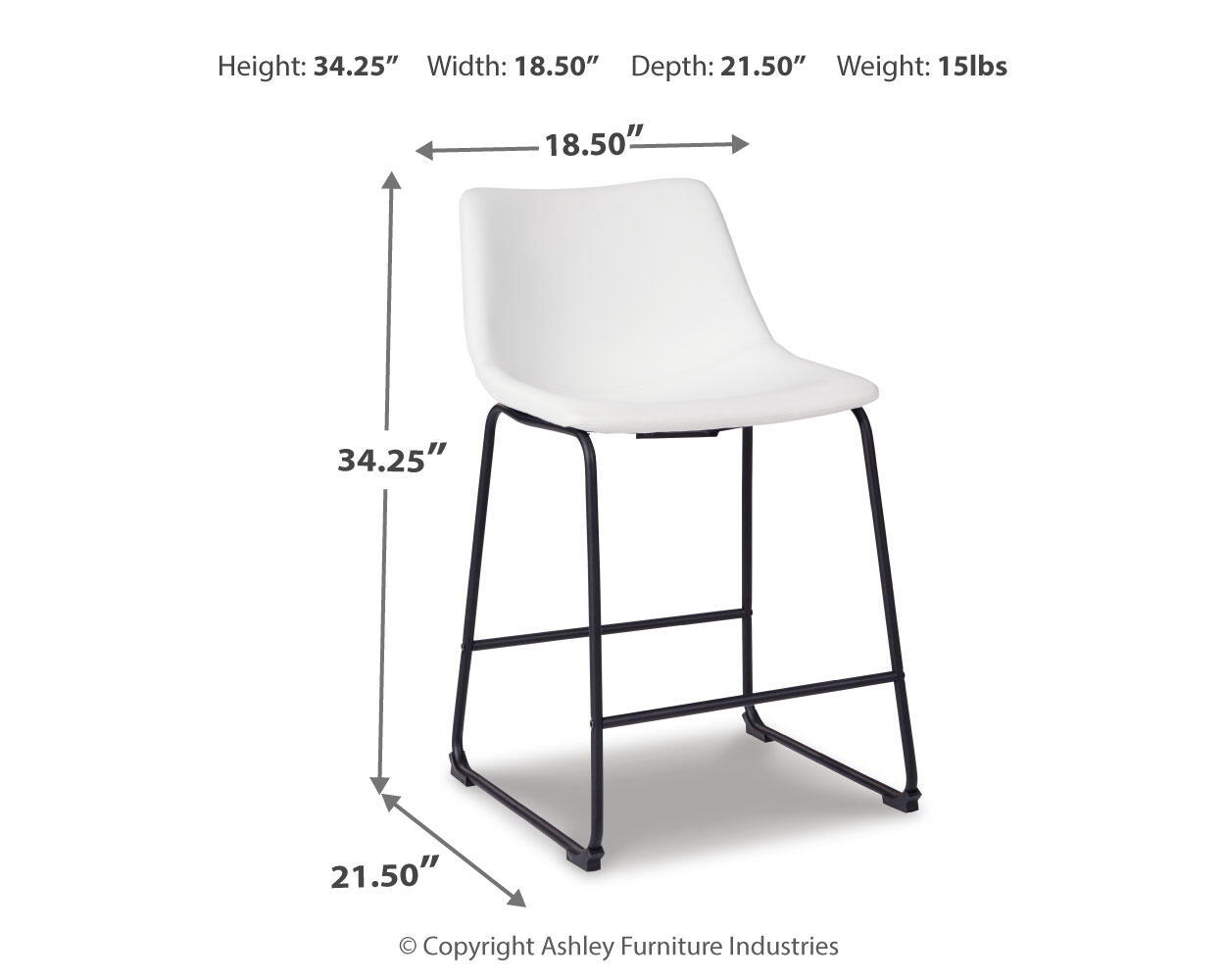 Centiar - Upholstered Barstool (Set of 2)