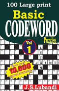 100 Large print Basic Codeword puzzles - Paperback