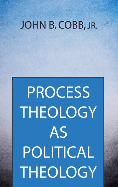 Process Theology as Political Theology - Paperback