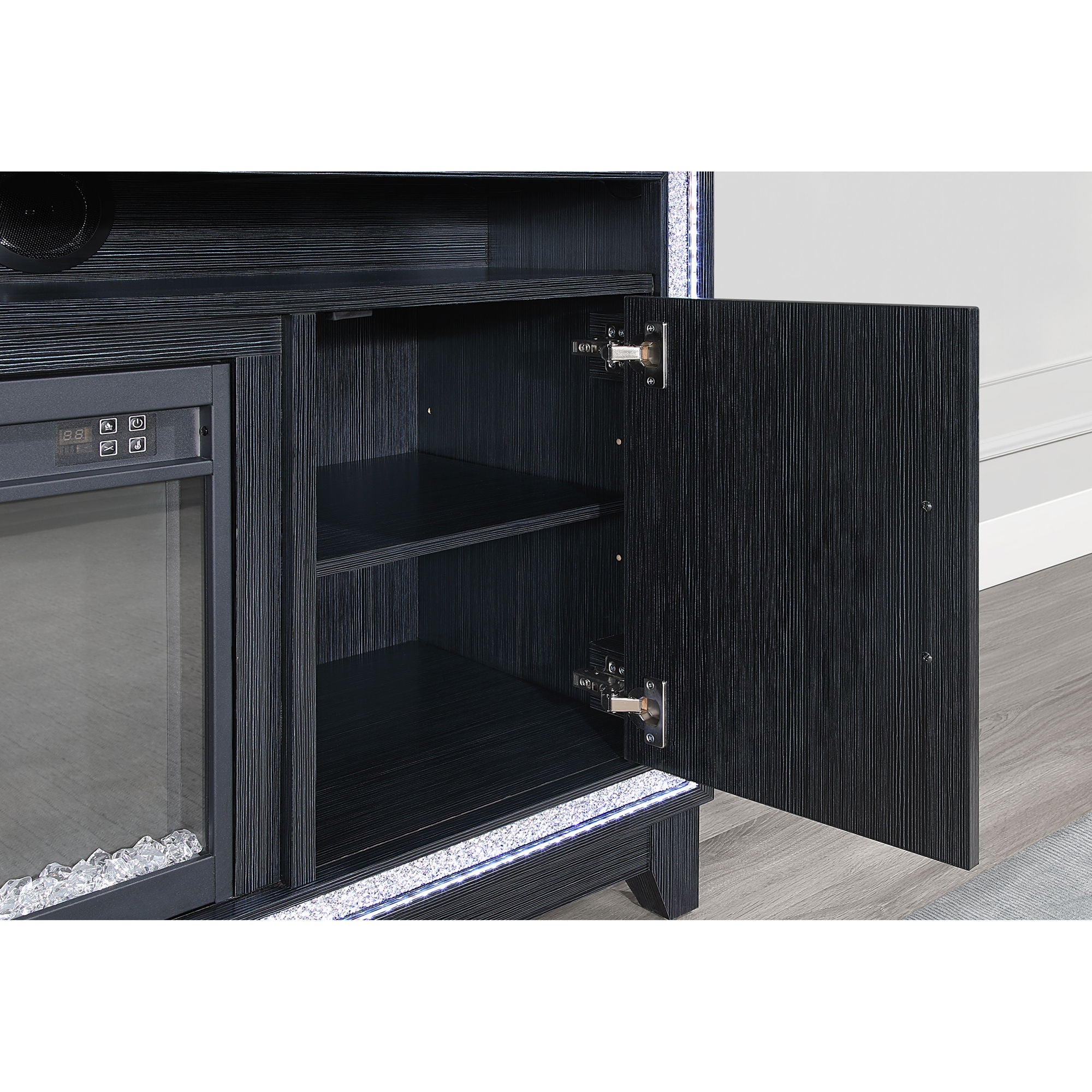 Almera - Fireplace With Adjustable Temperature And LED Options