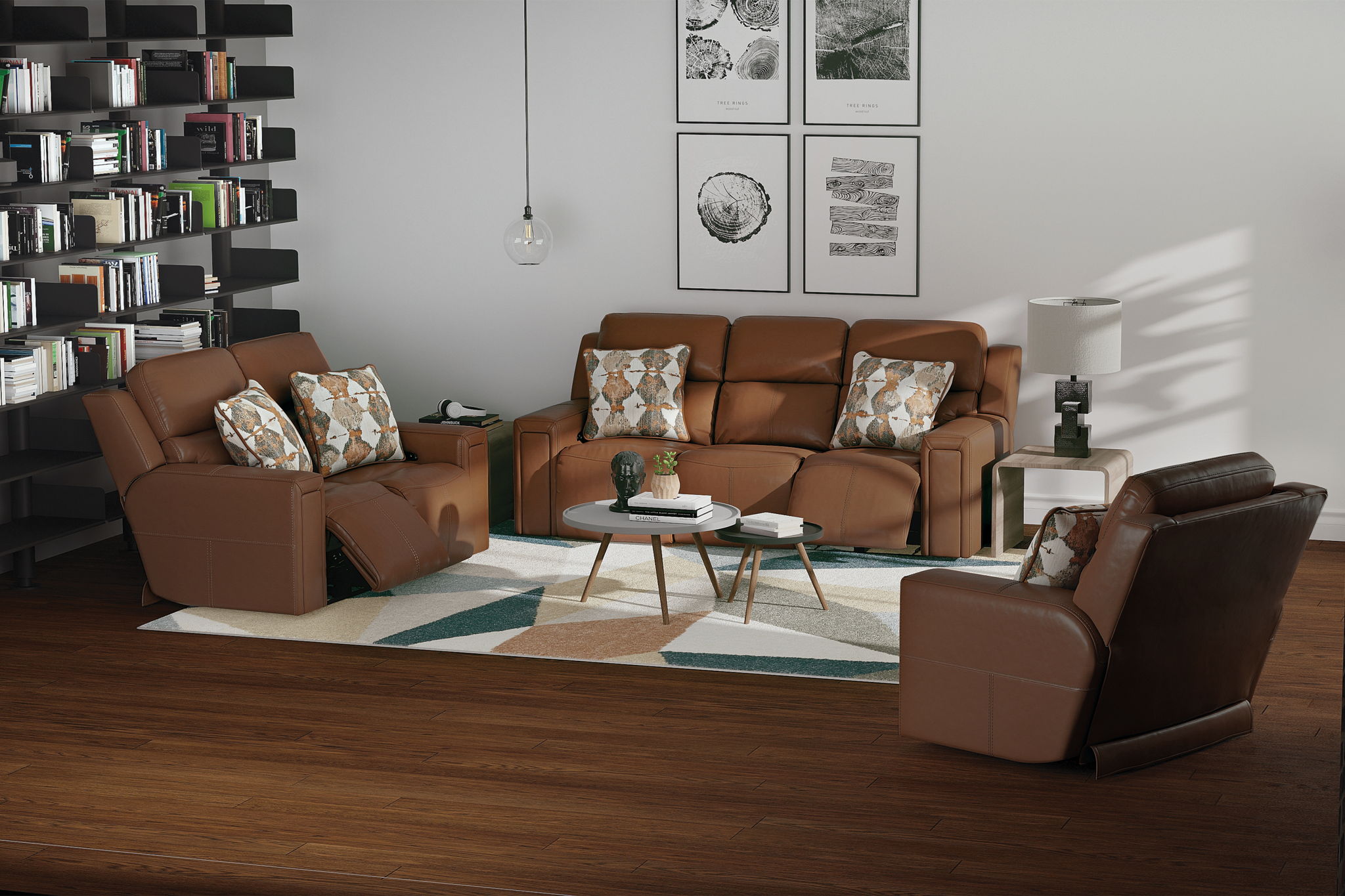 Arezzo - Power Headrest Power Reclining Sofa With Zero Gravity/Extended Ottoman