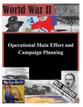 Operational Main Effort and Campaign Planning - Paperback